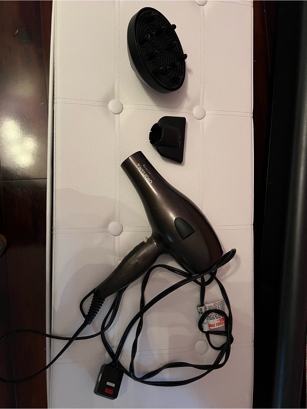 Remington Metallic Black Hair Dryer with Diffuser & Concentrator